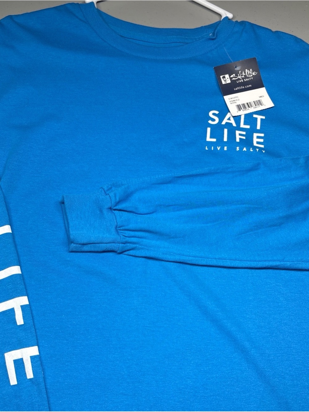 Men’s Salt Life Live Salty Since 2003 Tee Size Medium Fishing Outdoors NWT